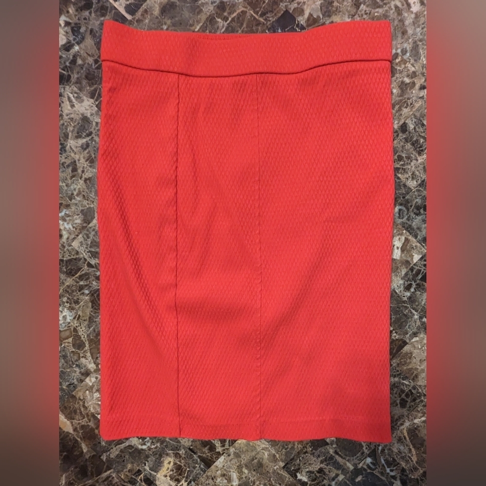 5/$25 Dalia Textured Red Skirt
